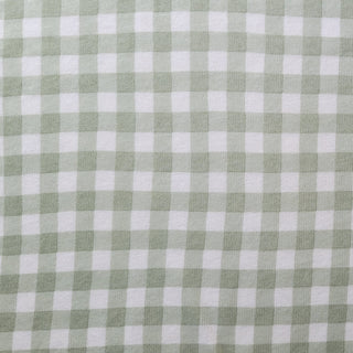 Sage Gingham Waterproof Doona Cover